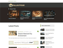 Tablet Screenshot of falloutfour.com
